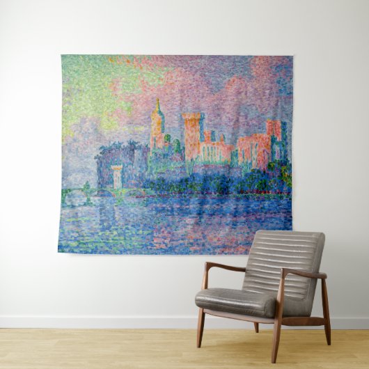 Paul Signac - Het Papal Palace, Avignon Wandkleed (In Situ (horizontaal))