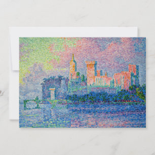 Paul Signac - Het Pauselijk Paleis, Avignon Kaart
