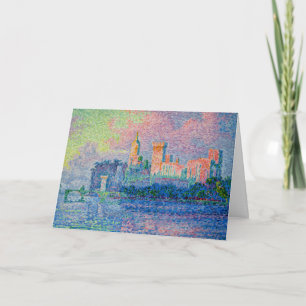 Paul Signac - Het Pauselijk Paleis, Avignon Kaart