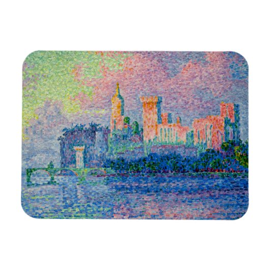 Paul Signac - Het Pauselijk Paleis, Avignon Magneet (Horizontaal)