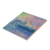 Paul Signac - Het Pauselijk Paleis, Avignon Tegeltje (Zijkant)