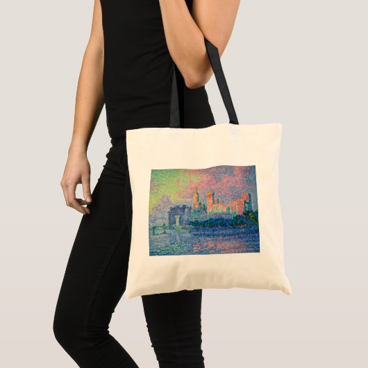 Paul Signac - Het pauselijk paleis, Avignon Tote Bag (Voorkant (product))
