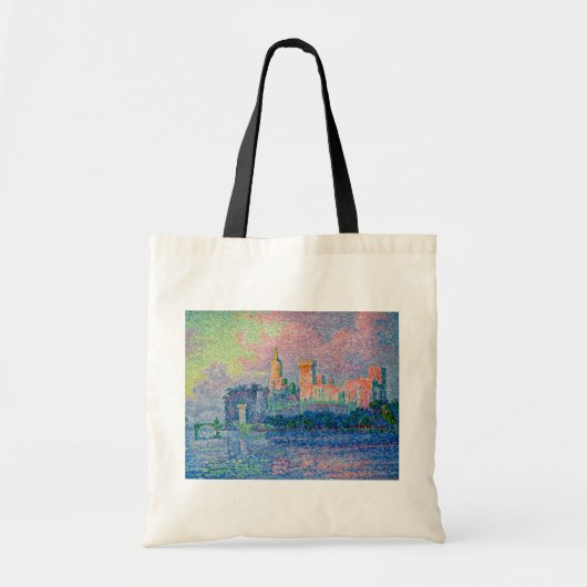 Paul Signac - Het pauselijk paleis, Avignon Tote Bag (Voorkant)