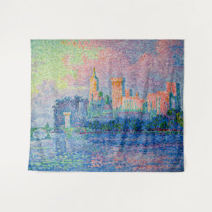 Paul Signac - Het Pauselijk Paleis, Avignon Wandkleed