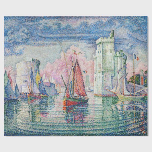 Paul Signac - Ingang van de haven van La Rochelle Cadeaupapier (Vlak)