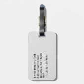 Paul Signac - Intrede van La Rochelle Harbour Bagagelabel (Achterkant verticaal)