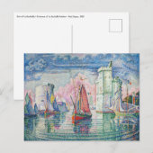 Paul Signac - Intrede van La Rochelle Harbour Briefkaart (Voorkant / Achterkant)