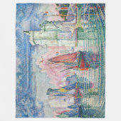 Paul Signac - Intrede van La Rochelle Harbour Fleece Deken (Voorkant)