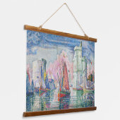 Paul Signac - Intrede van La Rochelle Harbour Hangend Wandkleed (Gebogen)