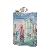 Paul Signac - Intrede van La Rochelle Harbour Heupfles (Links)