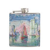 Paul Signac - Intrede van La Rochelle Harbour Heupfles (Voorkant)