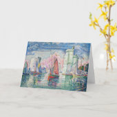 Paul Signac - Intrede van La Rochelle Harbour Kaart (Gele Bloem)