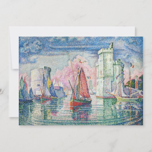 Paul Signac - Intrede van La Rochelle Harbour Kaart (Voorkant)