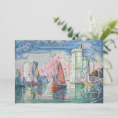 Paul Signac - Intrede van La Rochelle Harbour Kaart (Staand voorkant)