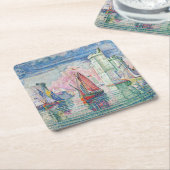 Paul Signac - Intrede van La Rochelle Harbour Kartonnen Onderzetters (Schuin)