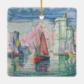 Paul Signac - Intrede van La Rochelle Harbour Keramisch Ornament (Achterkant)
