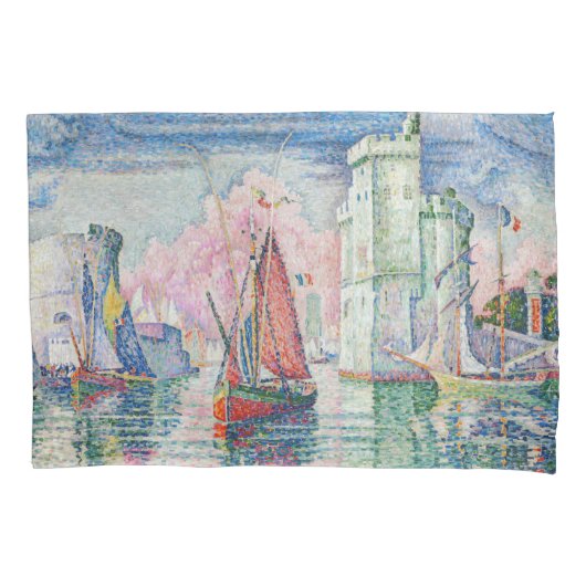 Paul Signac - Intrede van La Rochelle Harbour Kussensloop (Voorkant)