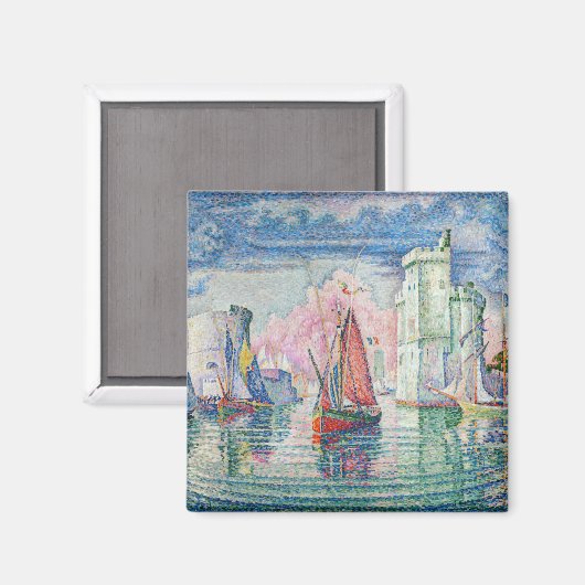Paul Signac - Intrede van La Rochelle Harbour Magneet (Voorkant / Achterkant)