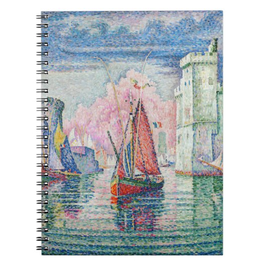 Paul Signac - Intrede van La Rochelle Harbour Notitieboek (Voorkant)