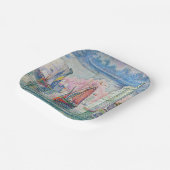 Paul Signac - Intrede van La Rochelle Harbour Papieren Bordje (Gebogen)