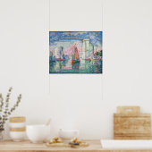 Paul Signac - Intrede van La Rochelle Harbour Poster (Keuken)