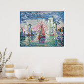 Paul Signac - Intrede van La Rochelle Harbour Poster (Keuken)