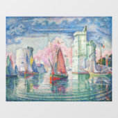 Paul Signac - Intrede van La Rochelle Harbour Raamsticker (Vel)