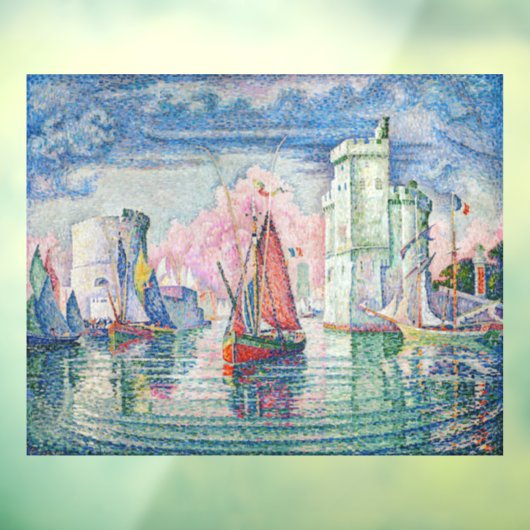Paul Signac - Intrede van La Rochelle Harbour Raamsticker (Vel 3)
