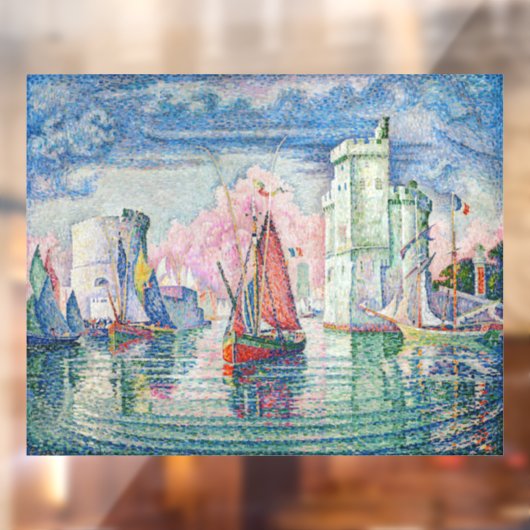 Paul Signac - Intrede van La Rochelle Harbour Raamsticker (Vel 2)