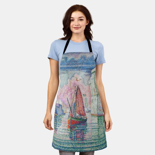 Paul Signac - Intrede van La Rochelle Harbour Schort (Gedragen)