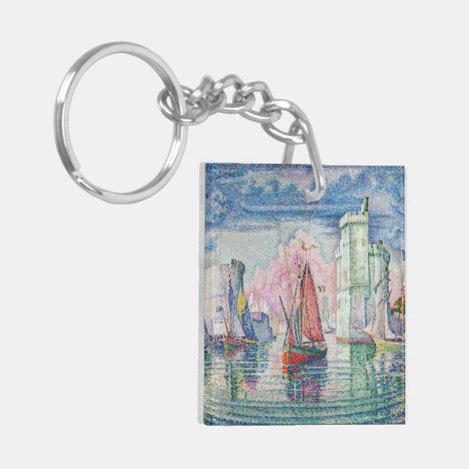 Paul Signac - Intrede van La Rochelle Harbour Sleutelhanger (Voorkant Links)