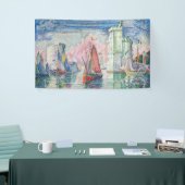 Paul Signac - Intrede van La Rochelle Harbour Spandoek (Beurs)