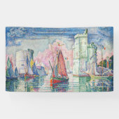 Paul Signac - Intrede van La Rochelle Harbour Spandoek (Horizontaal)