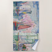 Paul Signac - Intrede van La Rochelle Harbour Strandlaken (Voorkant)