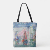 Paul Signac - Intrede van La Rochelle Harbour Tote Bag (Achterkant)
