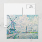 Paul Signac - Kanaal van Overschie Briefkaart (Voorkant / Achterkant)