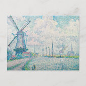 Paul Signac - Kanaal van Overschie Briefkaart (Voorkant)