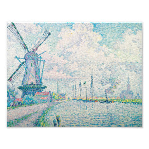 Paul Signac - Kanaal van Overschie Foto Afdruk