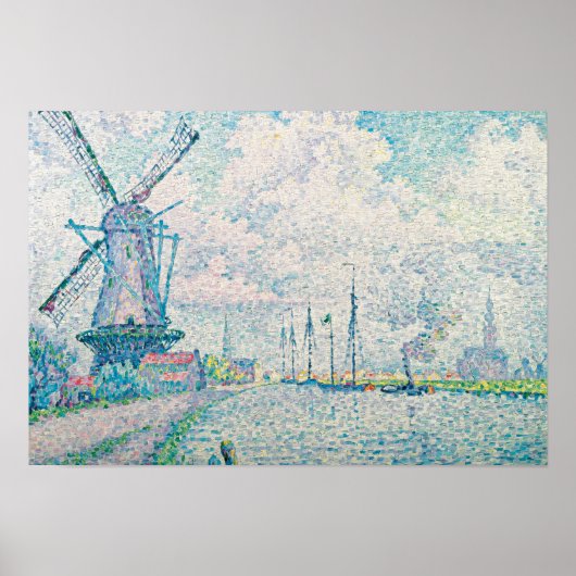 Paul Signac - Kanaal van Overschie Poster (Voorkant)