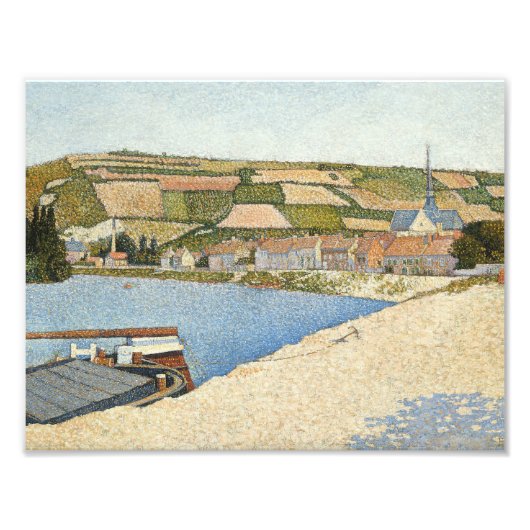 Paul Signac - Les Andelys, Cote d'Aval Foto Afdruk (Voorkant)