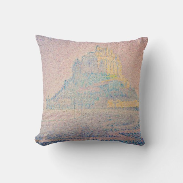 Paul Signac - Mont Saint Michel, Mist en Zon Kussen (Voorkant)