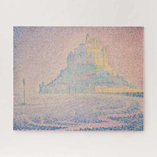 Paul Signac - Mont Saint Michel Mist en Zon Legpuzzel (Horizontaal)