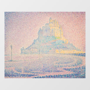 Paul Signac - Mont Saint Michel, Mist en Zon Raamsticker