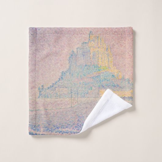 Paul Signac - Mount Saint Michel Fog en Sun Bad Handdoek (Wasdoekje)