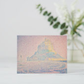 Paul Signac - Mount Saint Michel Fog en Sun Briefkaart (Staand voorkant)