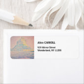 Paul Signac - Mount Saint Michel Fog en Sun Etiket (Insitu)