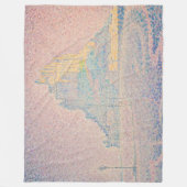 Paul Signac - Mount Saint Michel Fog en Sun Fleece Deken (Voorkant)