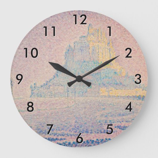 Paul Signac - Mount Saint Michel Fog en Sun Grote Klok (Voorkant)