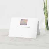 Paul Signac - Mount Saint Michel Fog en Sun Kaart (Achterkant)