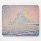 Paul Signac - Mount Saint Michel Fog en Sun Muismat (Voorkant)